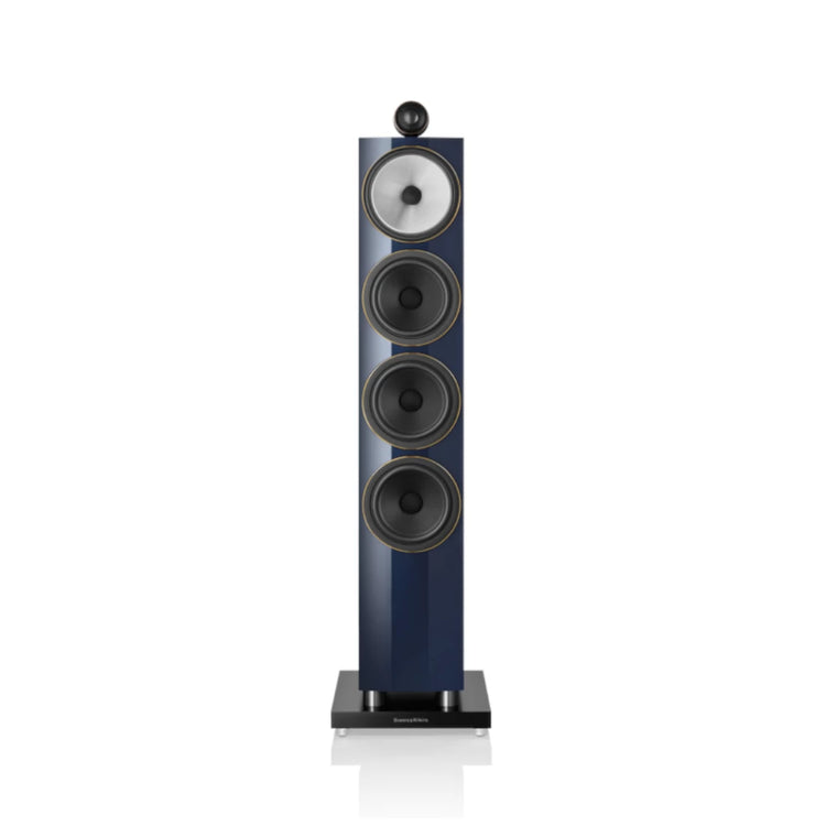 B&W 702 S3 Signature Floorstanding Speaker - Midnight Blue Metallic