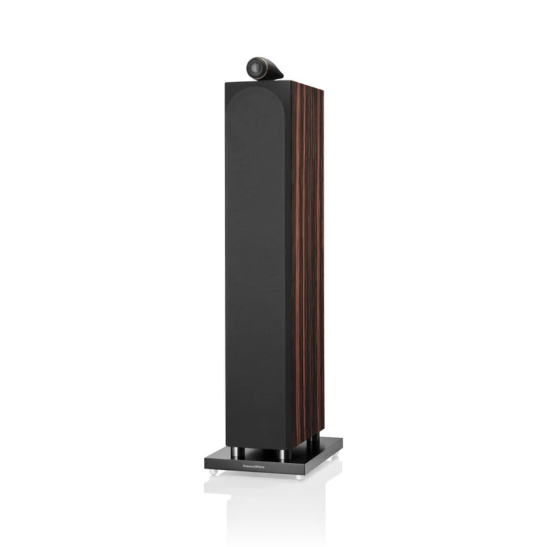 B&W 702 S3 Signature Floorstanding Speaker - Datuk Gloss - with grille