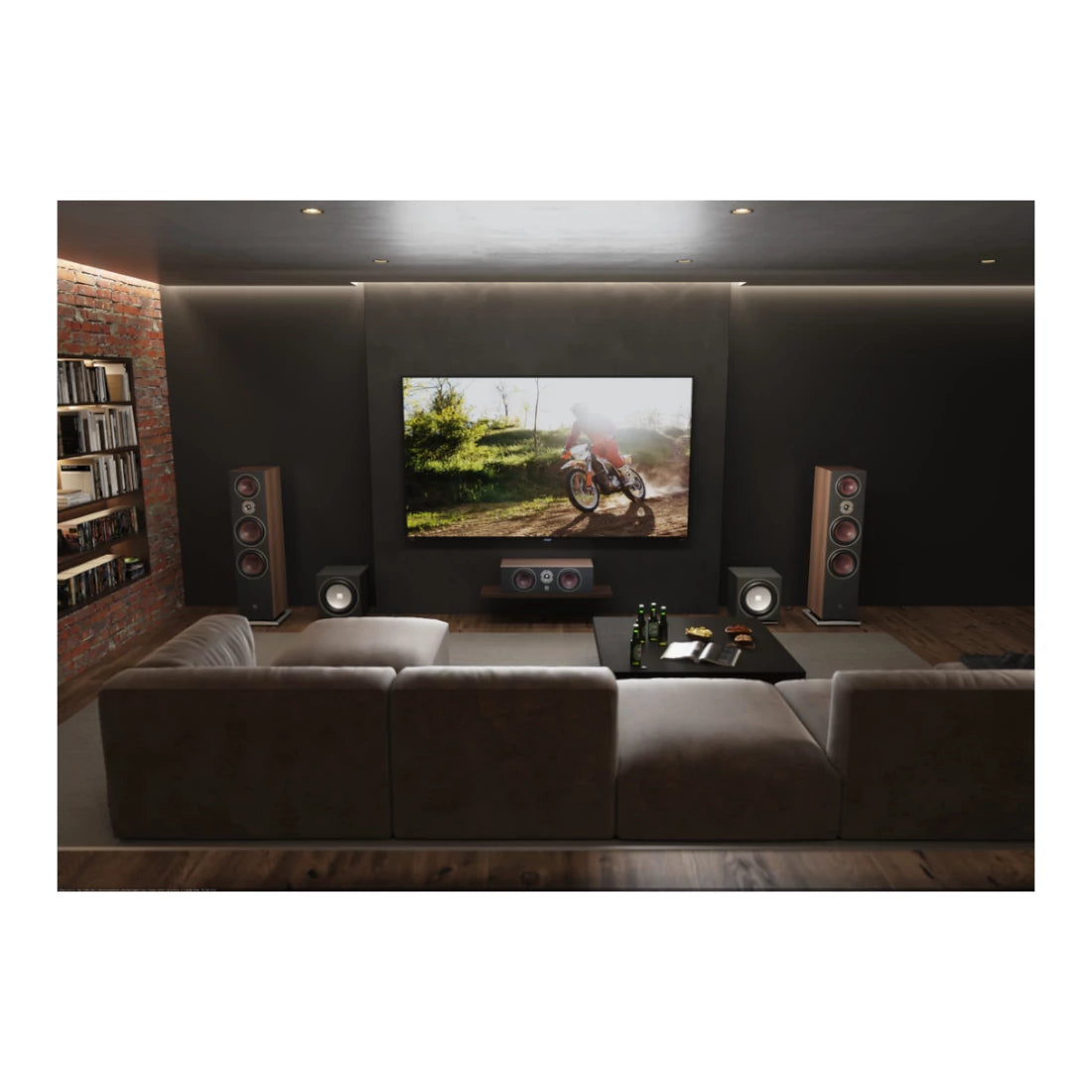 Dali Oberon Grand Vokal with Oberon 9 home cinema set up