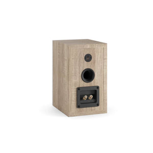 Dali Oberon 1 Compact Bookshelf Speaker (Light Oak) - Rear View