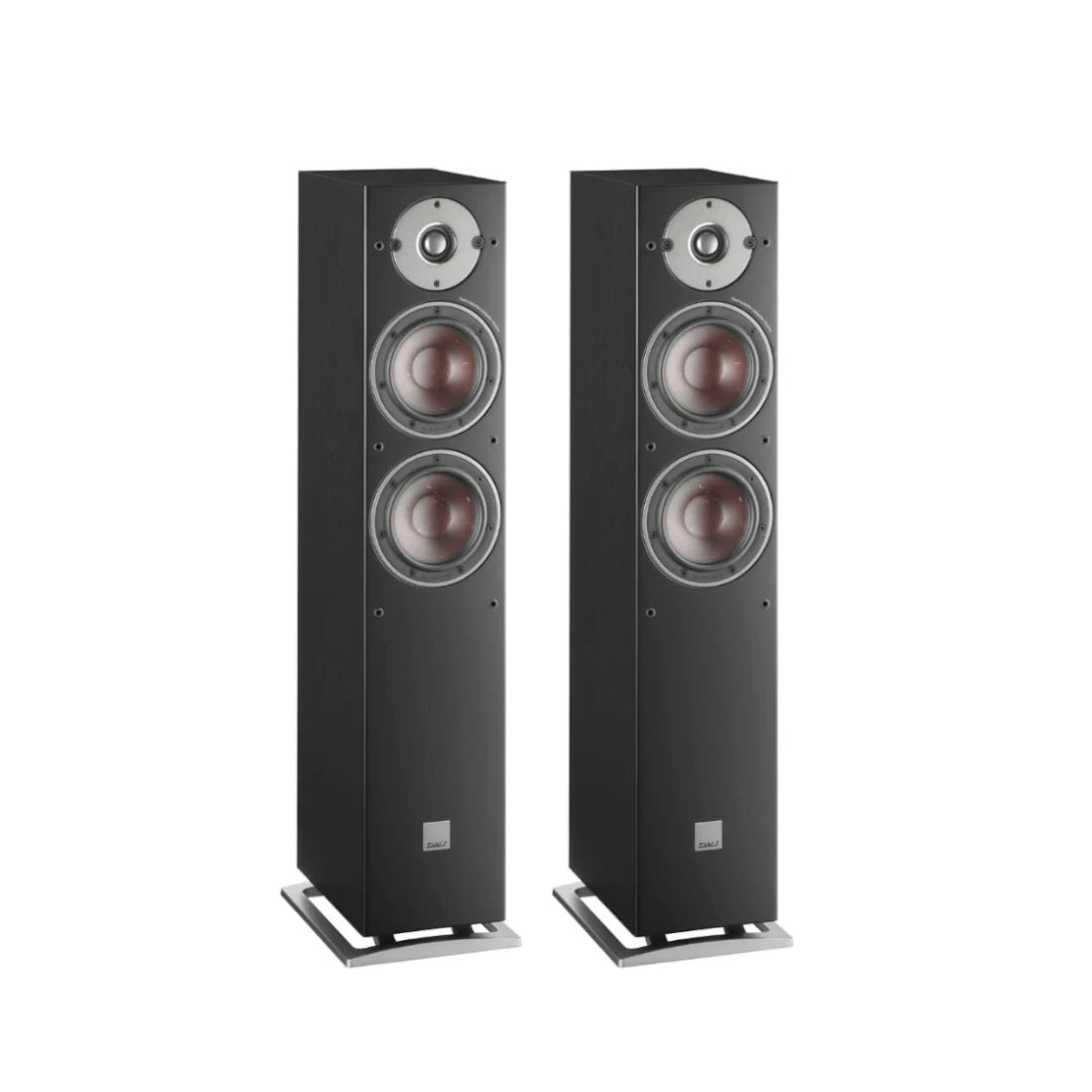 Dali Oberon 5 Compact Floorstanding Speaker - Black Ash