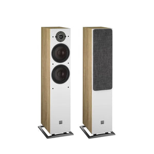 Dali Oberon 5 Compact Floorstanding Speaker - Light Oak