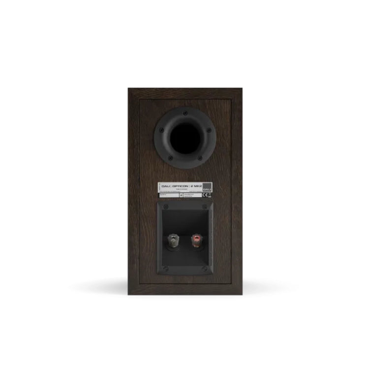 Dali Opticon 2 MK2 Bookshelf Speaker (Tobacco Oak) - Rear view