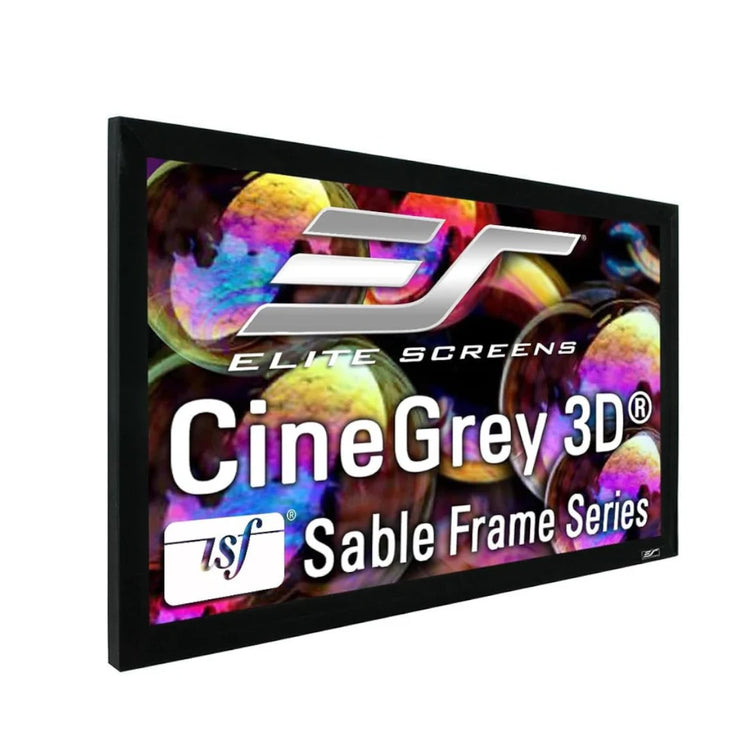 Elite Screens Sable Frame CineGrey 3D® Series ALR /CLR® Fixed Frame Projection Screen