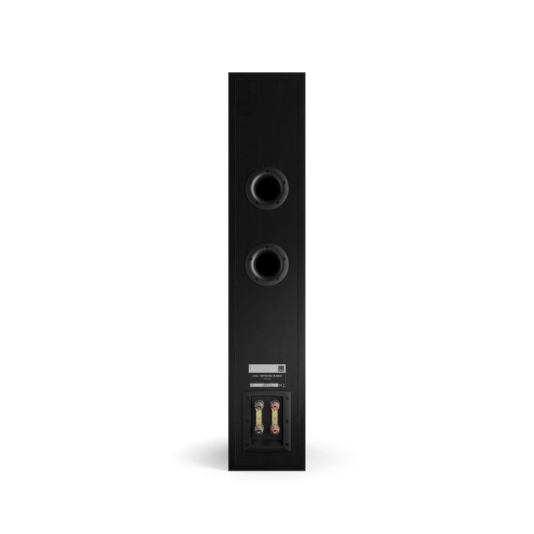 Dali Opticon 6 MK2 Floorstanding Speaker (Black Ash) - Rear View