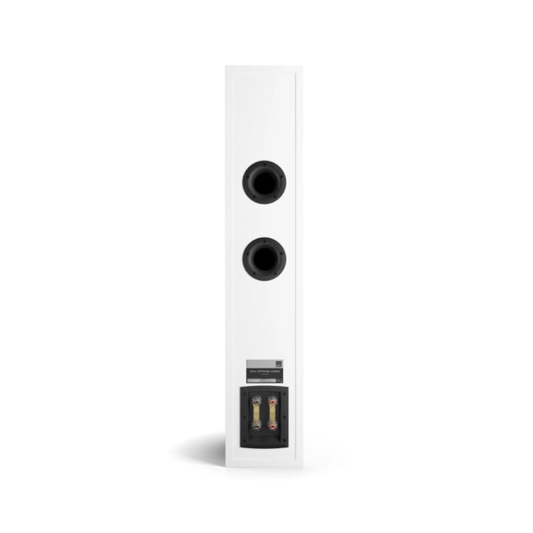 Dali Opticon 6 MK2 Floorstanding Speaker - White Satin - Rear View