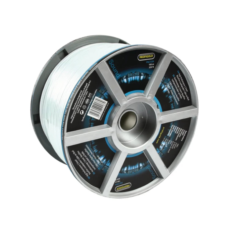 Profigold PGC7259 B.FLEX 2X2,5MM2 SPK REEL WHT - 100M