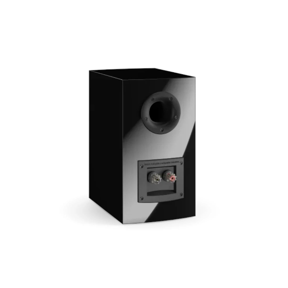 Dali Rubicon 2 Bookshelf Speaker - Black High Gloss - Rear view