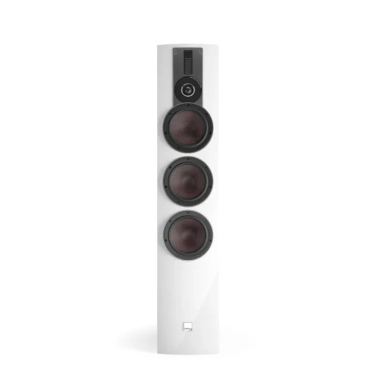 Dali Rubicon 8 Floorstanding Speaker - White (High Gloss) - Front view