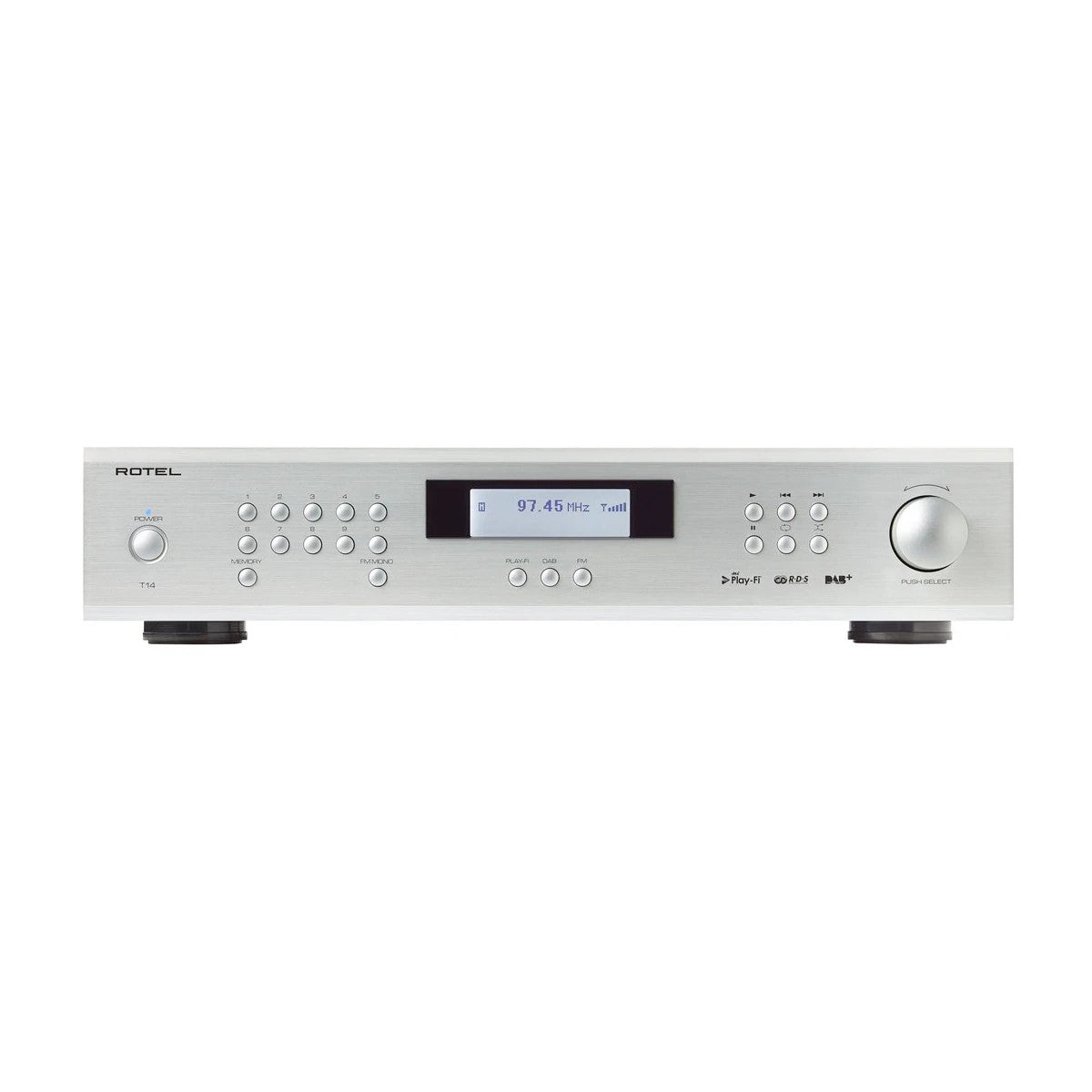 Rotel T14 Digital Radio Tuner (Silver)